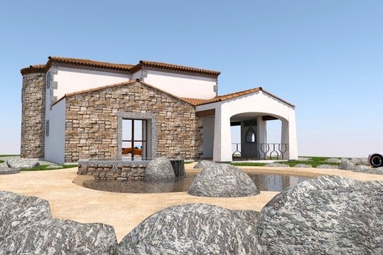 Render villa Progettazione e sviluppo fotorealistico